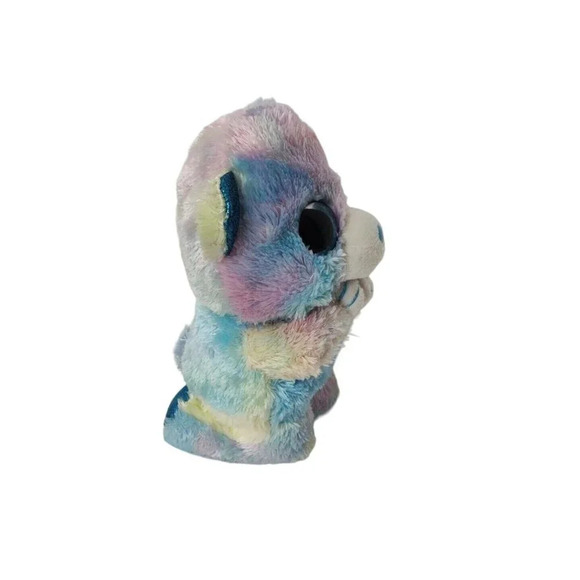 TySilk Beanie Boo Hope Praying Bear Colorful Plush Stuffed Animal Metallic FLAW - Picture 3 of 9